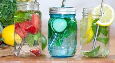 sample diet menu drinking for 7 days